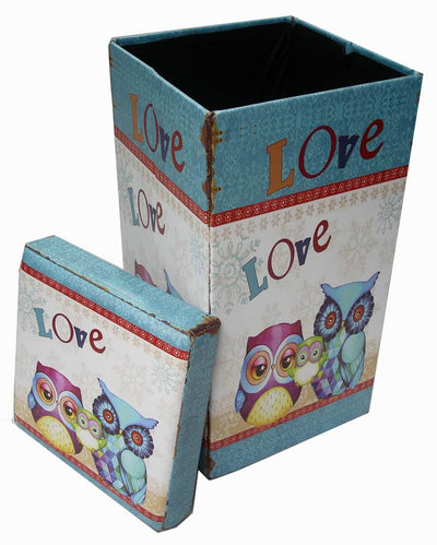 Biscottini Pouf contenitore richiudibile in ecopelle Praticissimo 32x32x60 realizzato