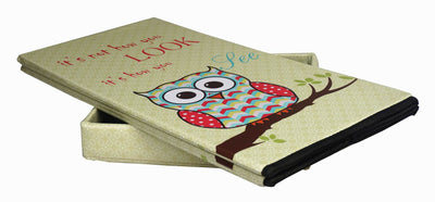 Biscottini Pouf contenitore richiudibile in ecopelle Praticissimo 32x32x60 realizzato