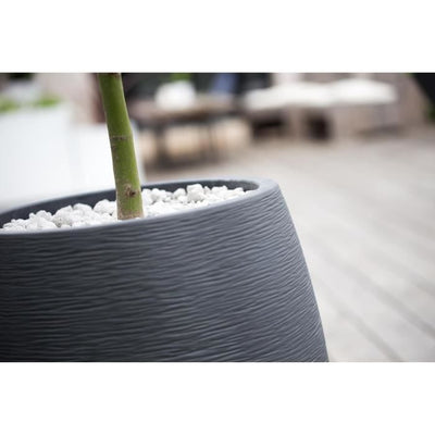 EDA Round Pot Grafit 50cm - Capacità 53L - Grigio antracite
