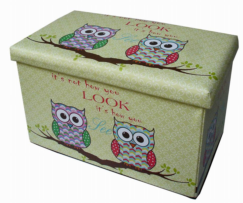 Biscottini Pouf contenitore richiudibile in ecopelle Praticissimo 60x36x36 realizzato