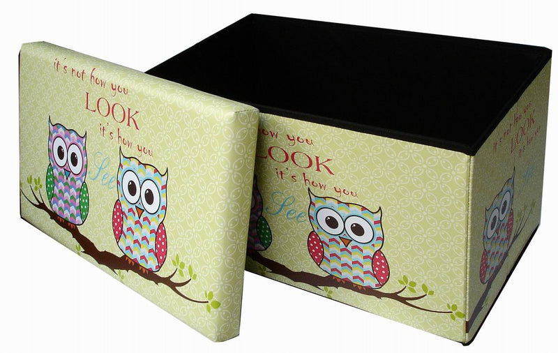 Biscottini Pouf contenitore richiudibile in ecopelle Praticissimo 60x36x36 realizzato