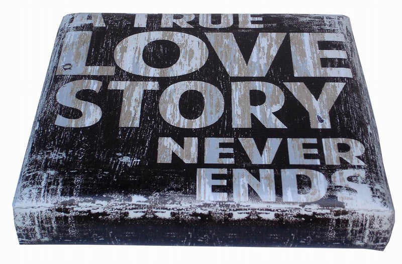 Biscottini Pouf contenitore richiudibile in ecopelle Praticissimo 38x38x38 realizzato