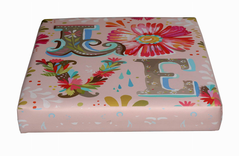 Biscottini Pouf contenitore richiudibile in ecopelle Praticissimo 38x38x38 realizzato