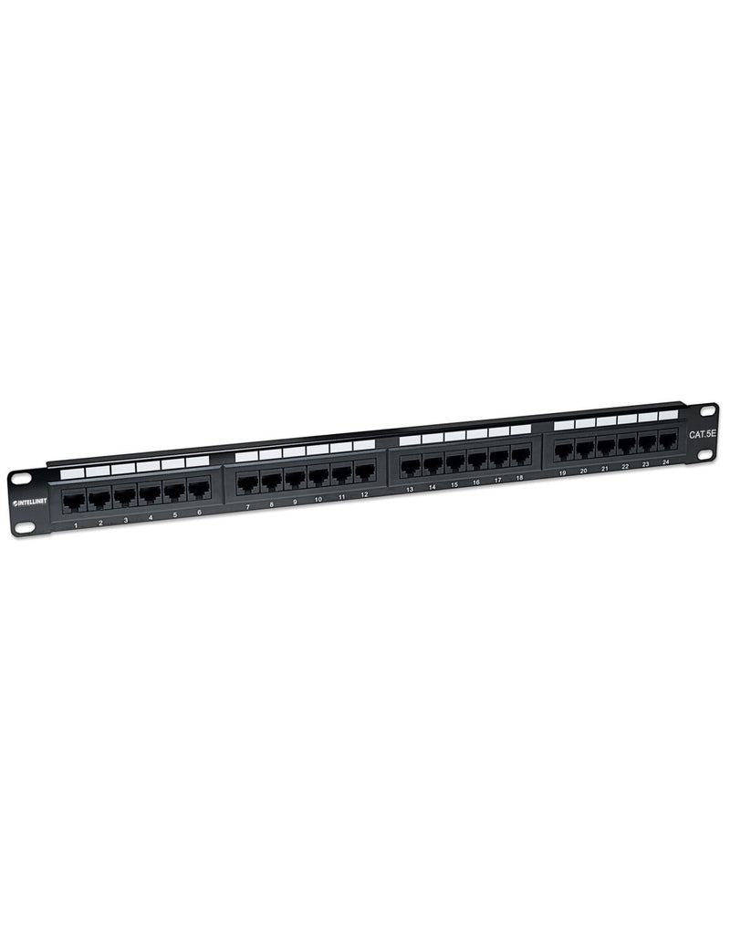 Pannello Patch UTP 24 posti RJ45 cat. 5E