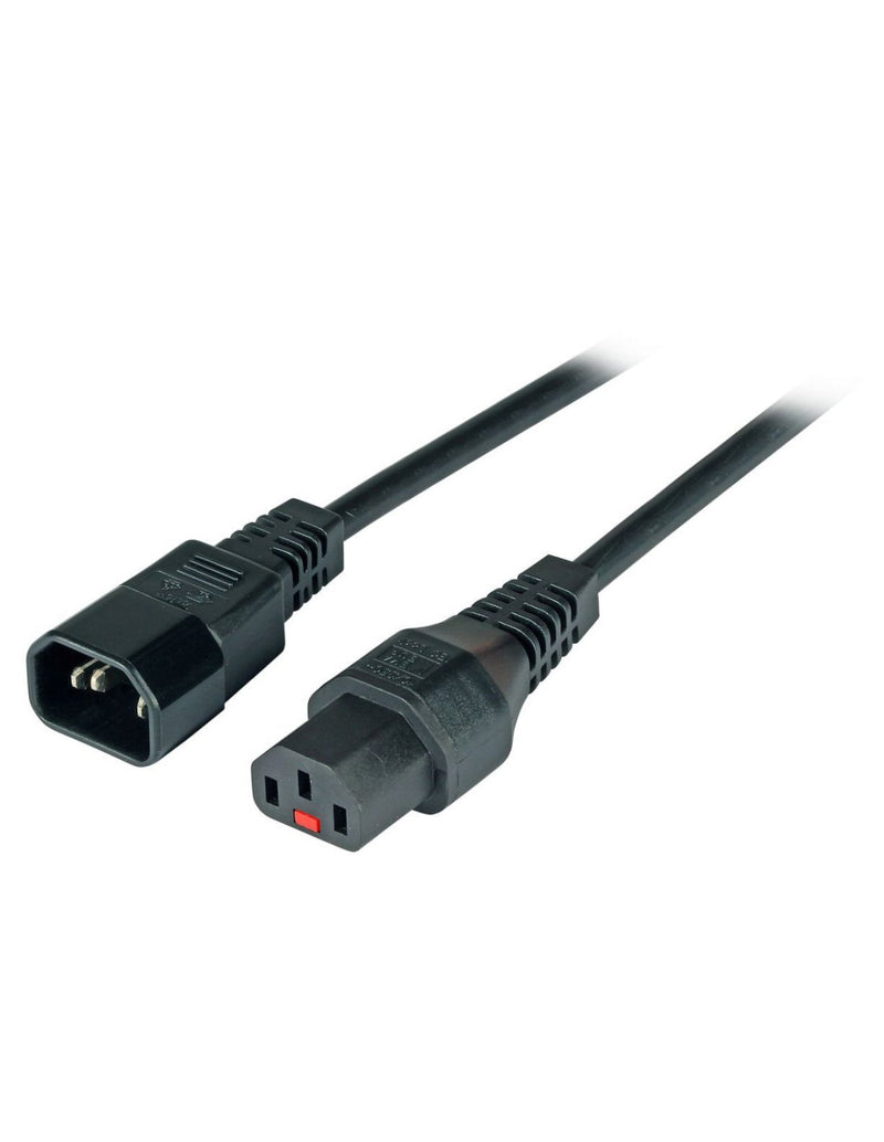 Cavo Prolunga C14 180 a C13 180 con Blocco IEC 2m