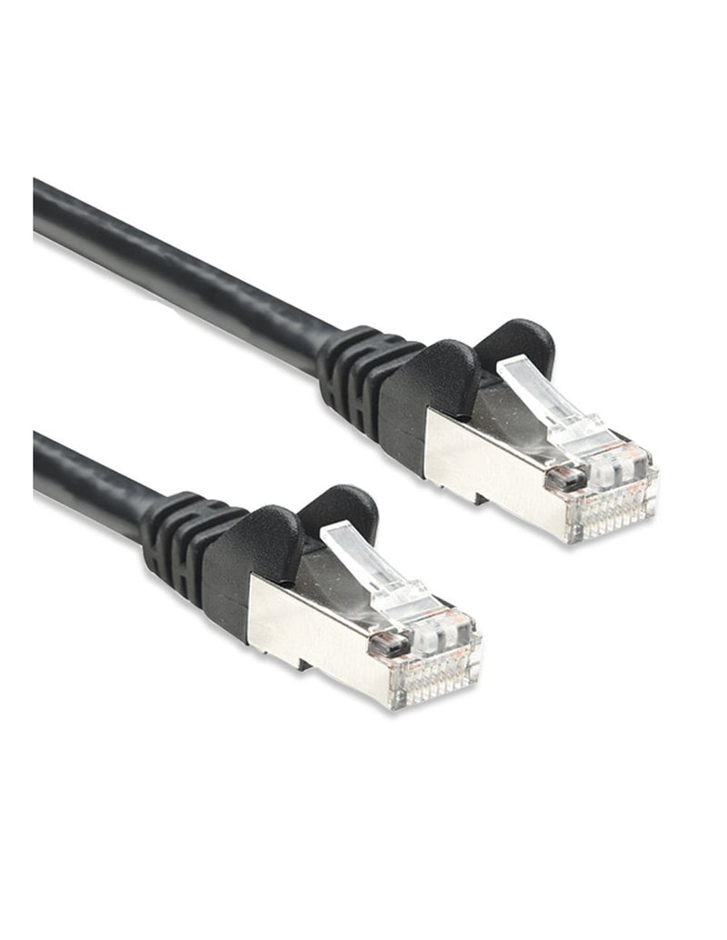 Cavo di rete Patch in Rame Schermato Cat. 5e Nero F/UTP 7,5 m