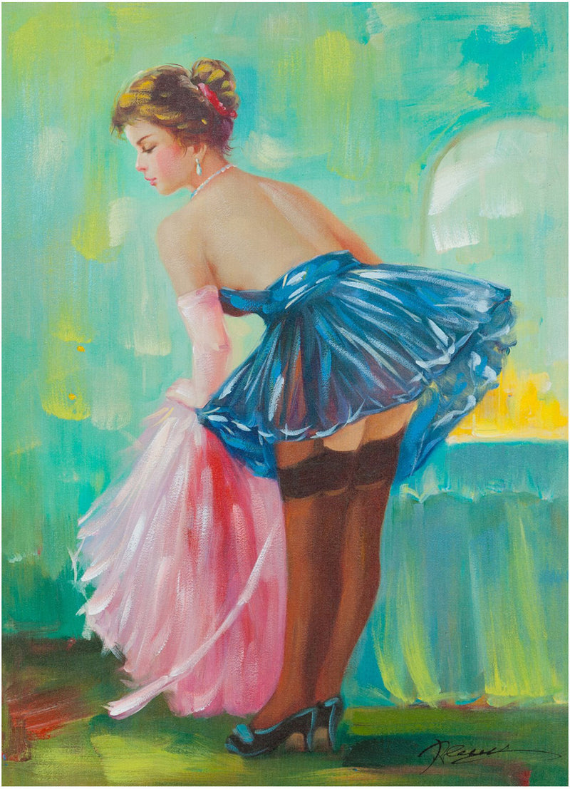 Biscottini Quadro olio su tela dipinto a mano 50x3x70 dare tocco L50xPR3xH70 L50xPR3xH70