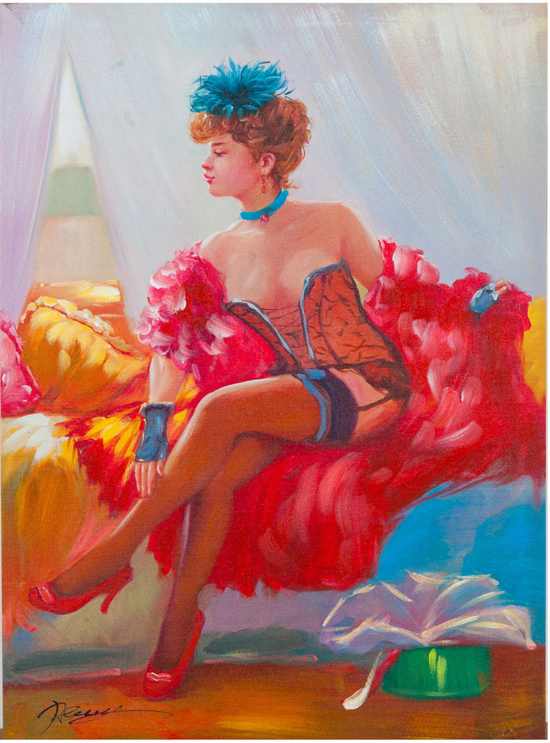 Biscottini Quadro olio su tela dipinto a mano 50x3x70 dare tocco L50xPR3xH70 L50xPR3xH70