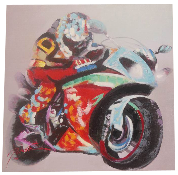 Biscottini Quadro olio su tela dipinto a mano 60x3x60 dare tocco L60xPR3xH60 L60xPR3xH60