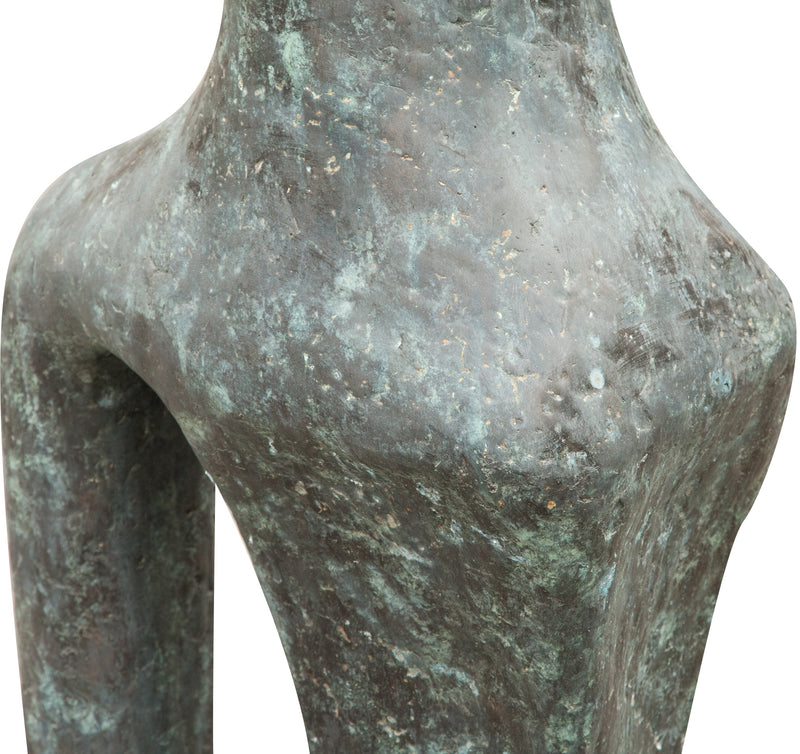 Biscottini Scultura arte moderna in fusione di bronzo L50xPR34xH175 cm dimensioni