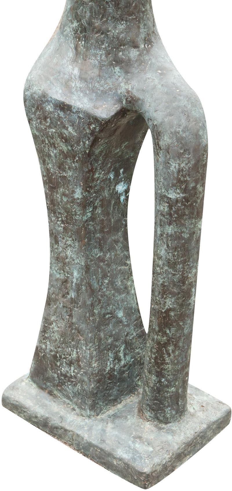 Biscottini Scultura arte moderna in fusione di bronzo L50xPR34xH175 cm dimensioni