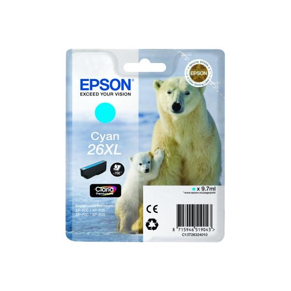 CARTUCCIA EPSON 26XL CYANO
