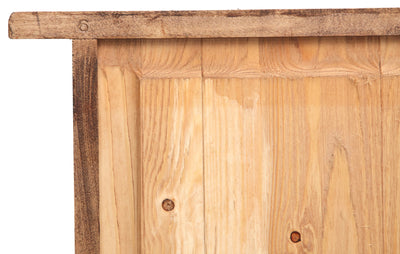 Biscottini Comò Country in legno massello di tiglio finitura naturale L114xPR49xH99 cm. Made in Italy