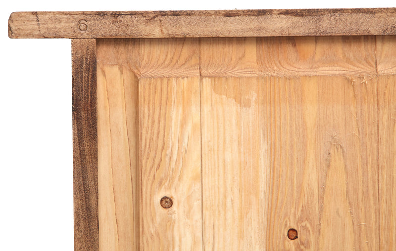 Biscottini Comò Country in legno massello di tiglio finitura naturale L114xPR49xH99 cm. Made in Italy