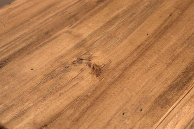 Biscottini Comodino Country in legno massello di tiglio finitura naturale L55xPR35xH65 cm. Made in Italy