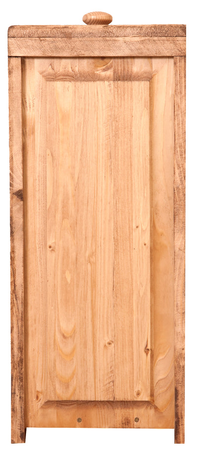 Biscottini Mobile porta tv Country in legno massello di tiglio finitura naturale Made in Italy