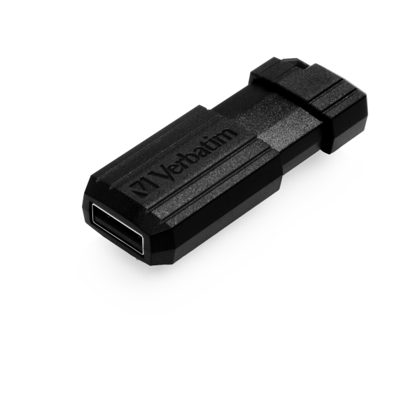 Memoria Pendrive Verbatim PinStripe - 128 Gb - USB 2.0 - Colore Nero
