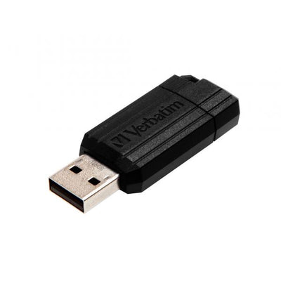 Memoria Pendrive Verbatim PinStripe - 128 Gb - USB 2.0 - Colore Nero