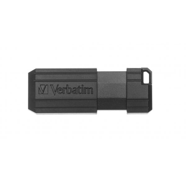 Memoria Pendrive Verbatim PinStripe - 128 Gb - USB 2.0 - Colore Nero