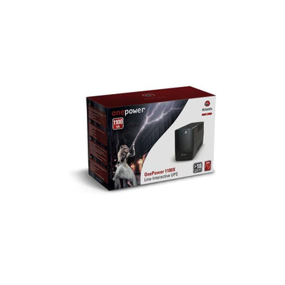 Gruppo di Continuità UPS 1100VA / 550W 4x IEC 320 Colore Nero