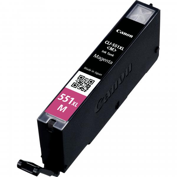 CANON CART INK MAGENTA ALTA CAPACITA PER PIXMA IP7250 MG5450 MG6350 CLI-551XL M
