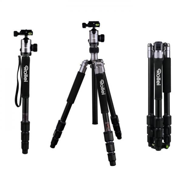Rollei C5i treppiede Fotocamere digitali/film 3 gamba/gambe Titanio