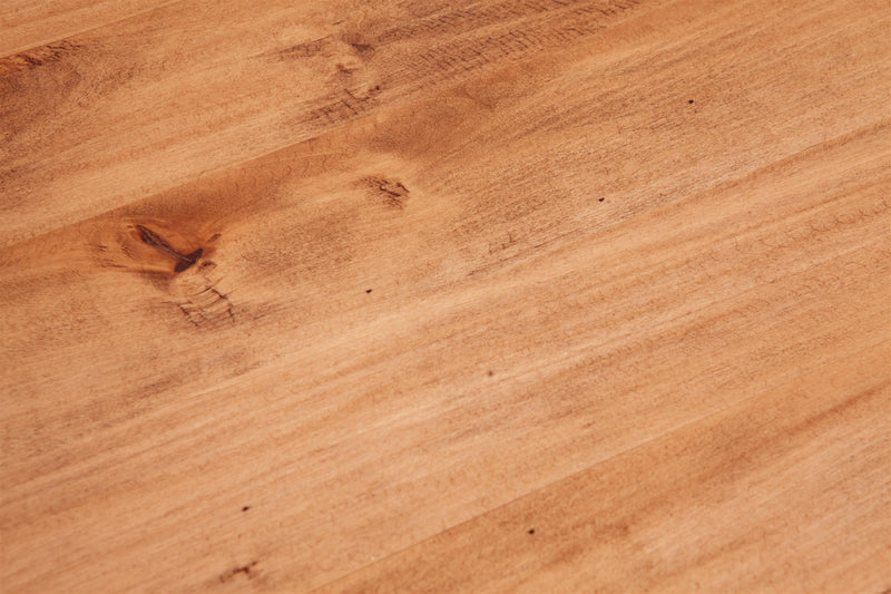 Biscottini Mobile porta tv Country in legno massello di tiglio struttura bianca anticata piano naturale Made in Italy