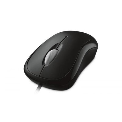 Microsoft Basic Optical mouse Ufficio Ambidestro USB tipo A Ottico 800 DPI (Basic Optical Mouse USB Black - Basic Optical Mouse, - Ambidextrous, Optical, USB, 800 DPI, Black - Warranty: 12M)
