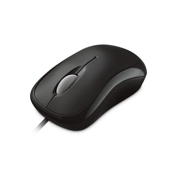 Microsoft Basic Optical mouse Ufficio Ambidestro USB tipo A Ottico 800 DPI (Basic Optical Mouse USB Black - Basic Optical Mouse, - Ambidextrous, Optical, USB, 800 DPI, Black - Warranty: 12M)
