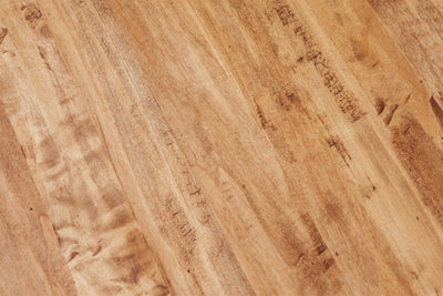 Biscottini Tavolo da fumo Country in legno massello di tiglio finitura naturale L90xPR50xH45 cm. Made in Italy