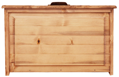 Biscottini Cassettiera Country in legno massello di tiglio finitura naturale L63xPR41xH120 cm. Made in Italy