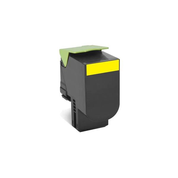 Lexmark 80C2HYE cartuccia toner 1 pz Originale Giallo (Toner Yellow - Pages: 3.000 - Standard capacity - Warranty: 12M)