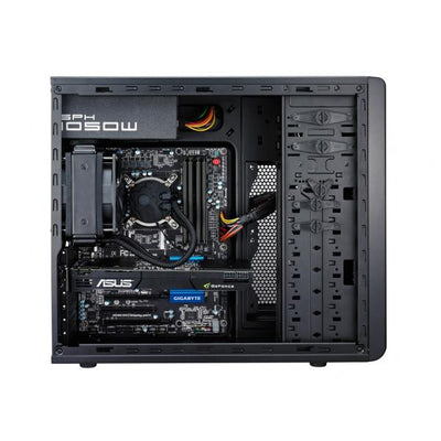 Case CoolerMaster Force 500 FOR-500-KKN1 - Micro-ATX, ATX - Alimentatore NON incluso - 2 porte USB 2.0 + 1 USB 3.0 - audio in/out - mATX - Nero