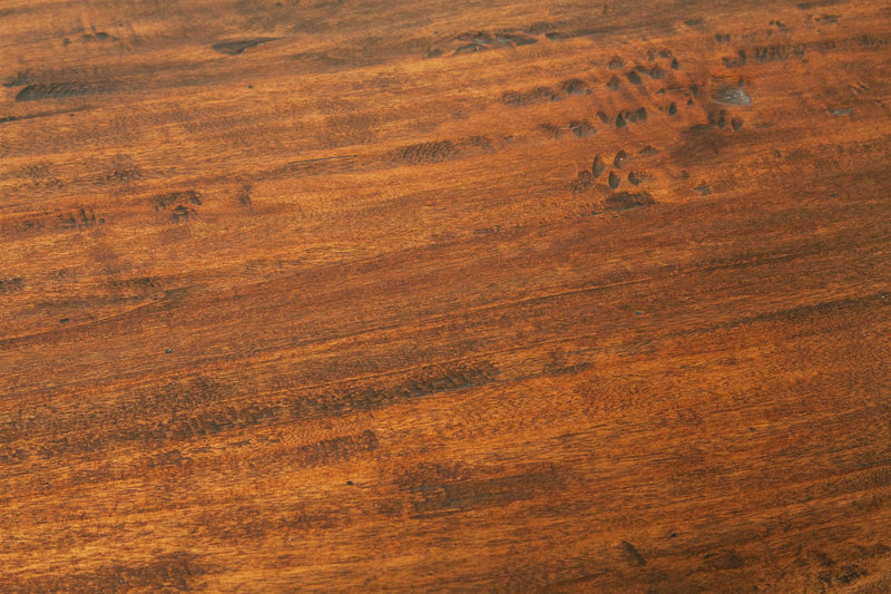 Biscottini Cassettiera Country in legno massello di tiglio finitura noce L116xPR41xH100 cm. Made in Italy