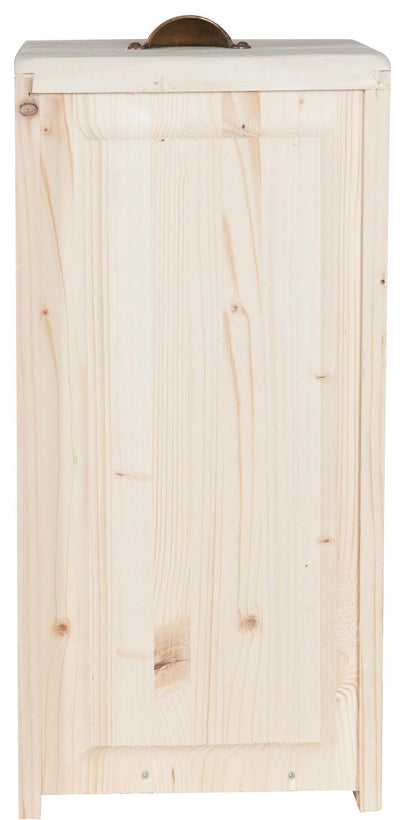 Biscottini Banco da lavoro Country in legno massello di tiglio grezzo L184xPR74xH92. Made in Italy