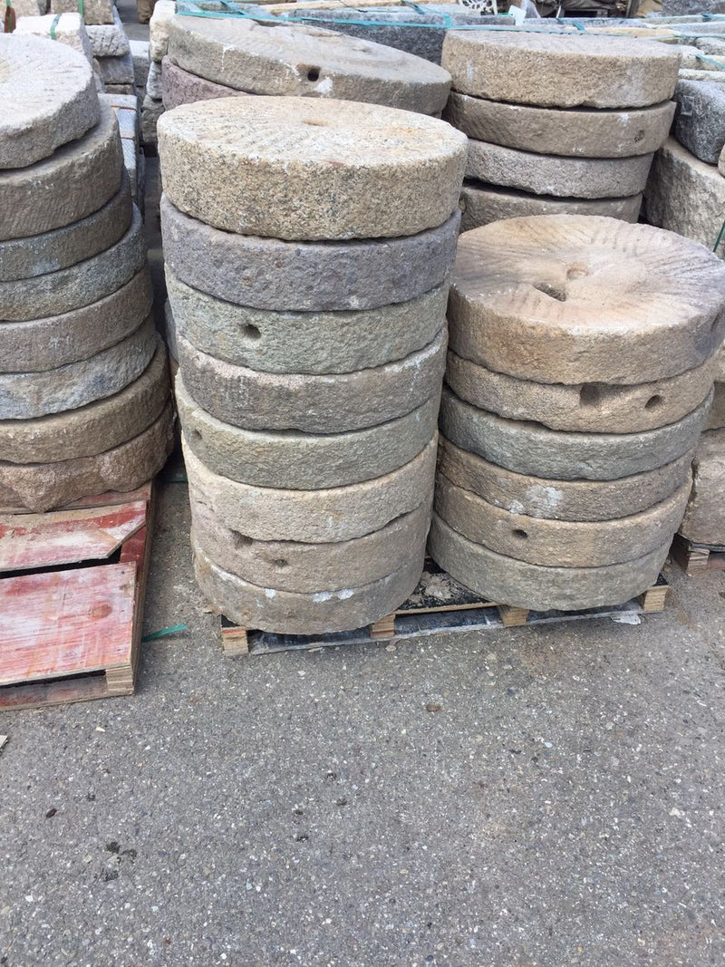 Biscottini Elemento di macina in pietra, misure assortite Vecchia ruota passato Offerta