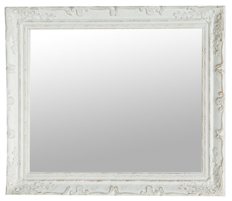 Biscottini Specchiera da appendere verticale/orizzontale L64xPR4xH74 cm finitura bianco anticato.