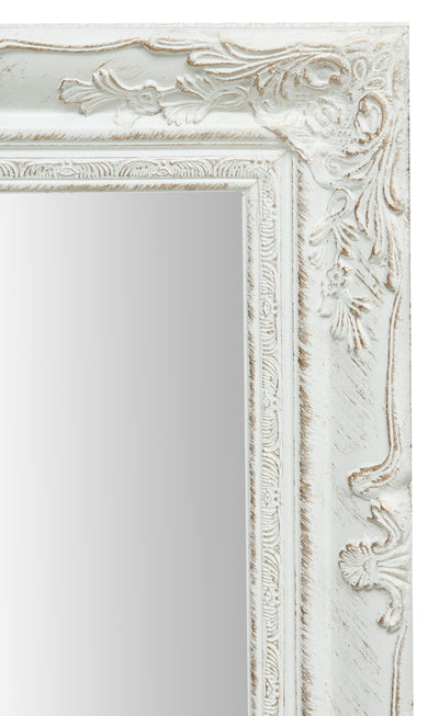 Biscottini Specchiera da appendere verticale/orizzontale L64xPR4xH74 cm finitura bianco anticato.