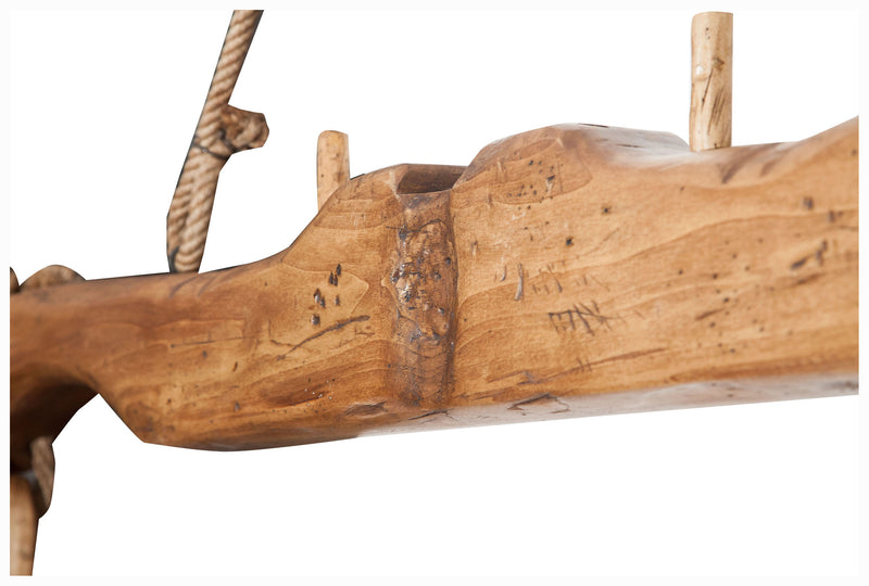 Biscottini Giogo in legno massello di tiglio finitura naturale Made in Italy dimensioni