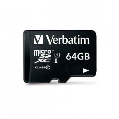 Verbatim Micro Sd 64gb Con Adattattatore 44084 Cl10