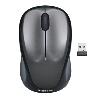 MOUSE LOGITECH M235 910-002201 SILVER - BLACK WIRELESS