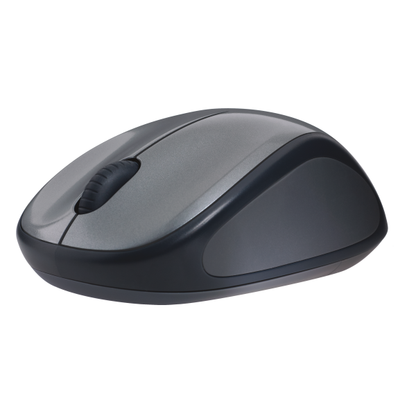 Mouse Cordless Logitech M235 - Micro ricevitore Wireless - 3 tasti - Wireless senza fili - Silver/Nero (910-002201)