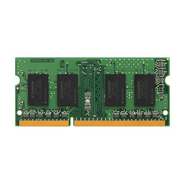 Memoria SoDimm Ram Kingston ValueRam - 4 GB (un modulo singolo da 4Gb) - DDR3 SDRAM - 1600 MHz / PC3-12800 - 240 pin - CL11 - 1.35V - Unbuffered - Per notebook