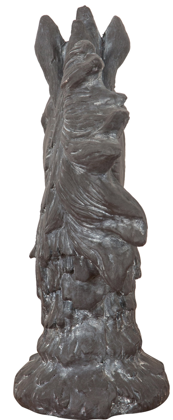 Biscottini Testa di cavallo in resina finitura anticata L29xPR16,5xH41 cm Statua Offerta