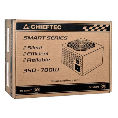 Chieftec modello GPS-700A8, integra architettura PFC-Attiva ed eroga una potenza di 700Watt. Supporta i nuovi standards EPS e ATX. Colore Nero.