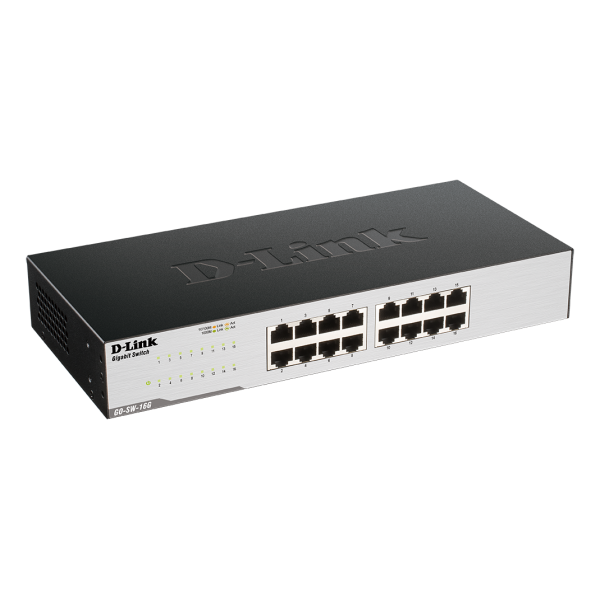 D-Link GO-SW-16G - Switch - non gestito - 16 x 10/100/1000