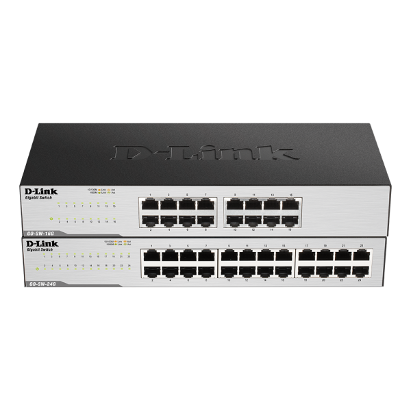 D-Link GO-SW-24G - Switch - non gestito - 24 x 10/100/1000