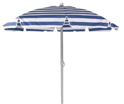 OMBRELLONI OMBRELLONE SPIAGGIA SUN STRIPES  180 cm COLORE BLU/BIANCO