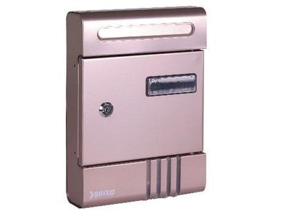 CASSETTE CASSETTA POSTALE PLUTO BRONZO BRIXO PER ESTERNO CM. L20,4xP7xH29