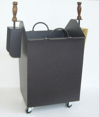 CARRELLO PORTALEGNA WOOD BOX FERRO BATTUTO CRUCCOLINI CARRELLI PORTA LEGNA